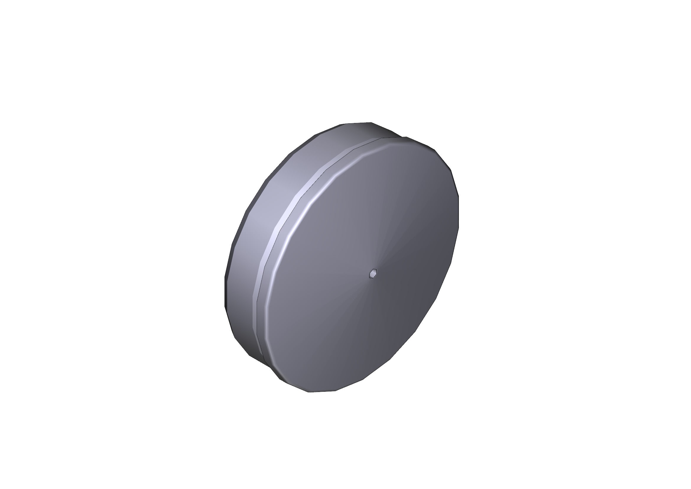 CAME SRL - CMC119RIG216 TAPPO ASTA TUBOLARE 100 GARD
