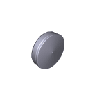 CAME SRL - CMC119RIG216 TAPPO ASTA TUBOLARE 100 GARD