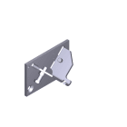 CAME SPA - CMC119RIG334 FERMO MECCANICO BARRIERA -G4040Z G4040IZ