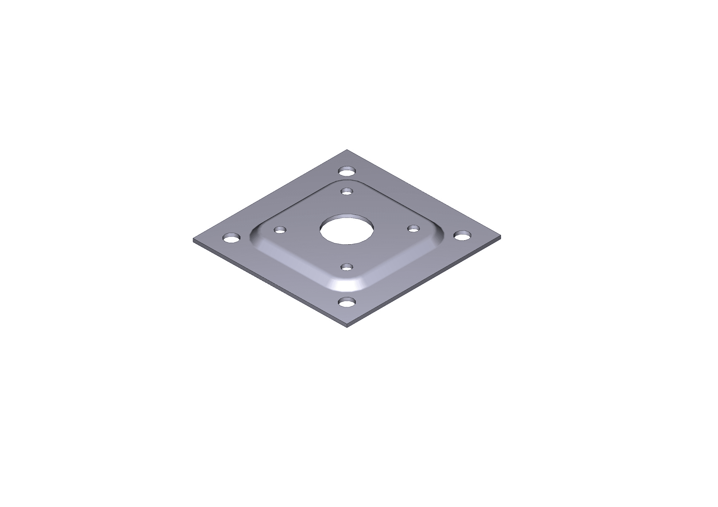 CAME SPA - CMC119RIR002 BASE COLONNINA 70X70MM