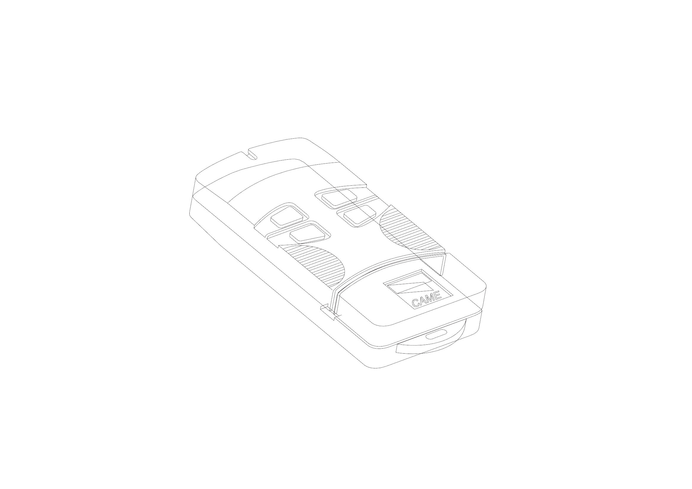 CAME SPA - CMC119RIR076 GUSCIO TRASMETTITORE - TOP-434M