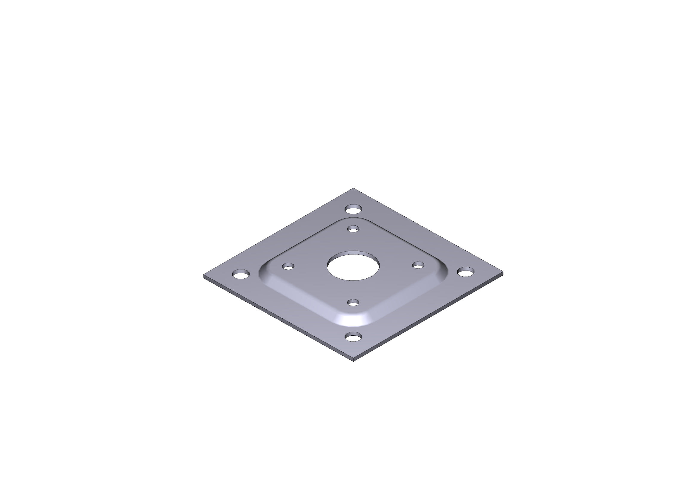 CAME SPA - CMC119RIR079 BASE COLONNINA NERA 70X70MM