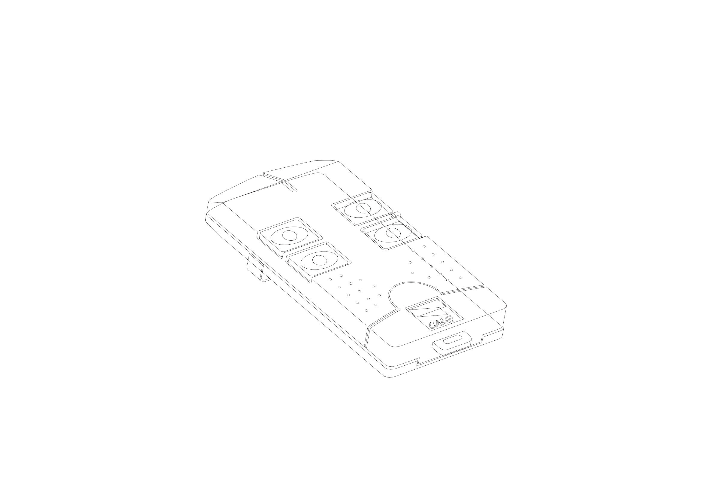 CAME SPA - CMC119RIR314 GUSCIO TRASMETTITORE - TOP-304A
