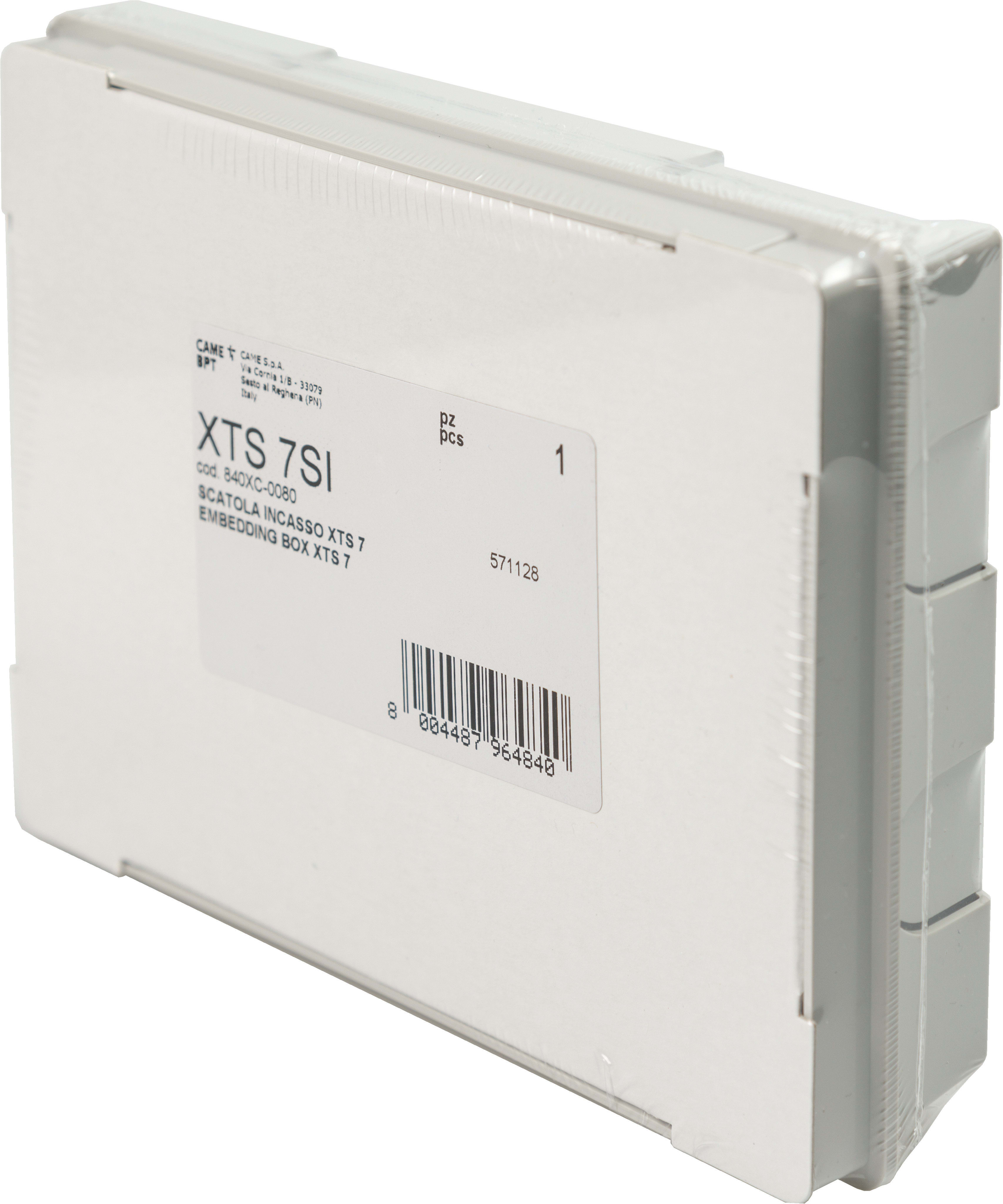 CAME SRL - CMC840XC-0080 XTS 7SI-SCATOLA INCASSO XTS 7