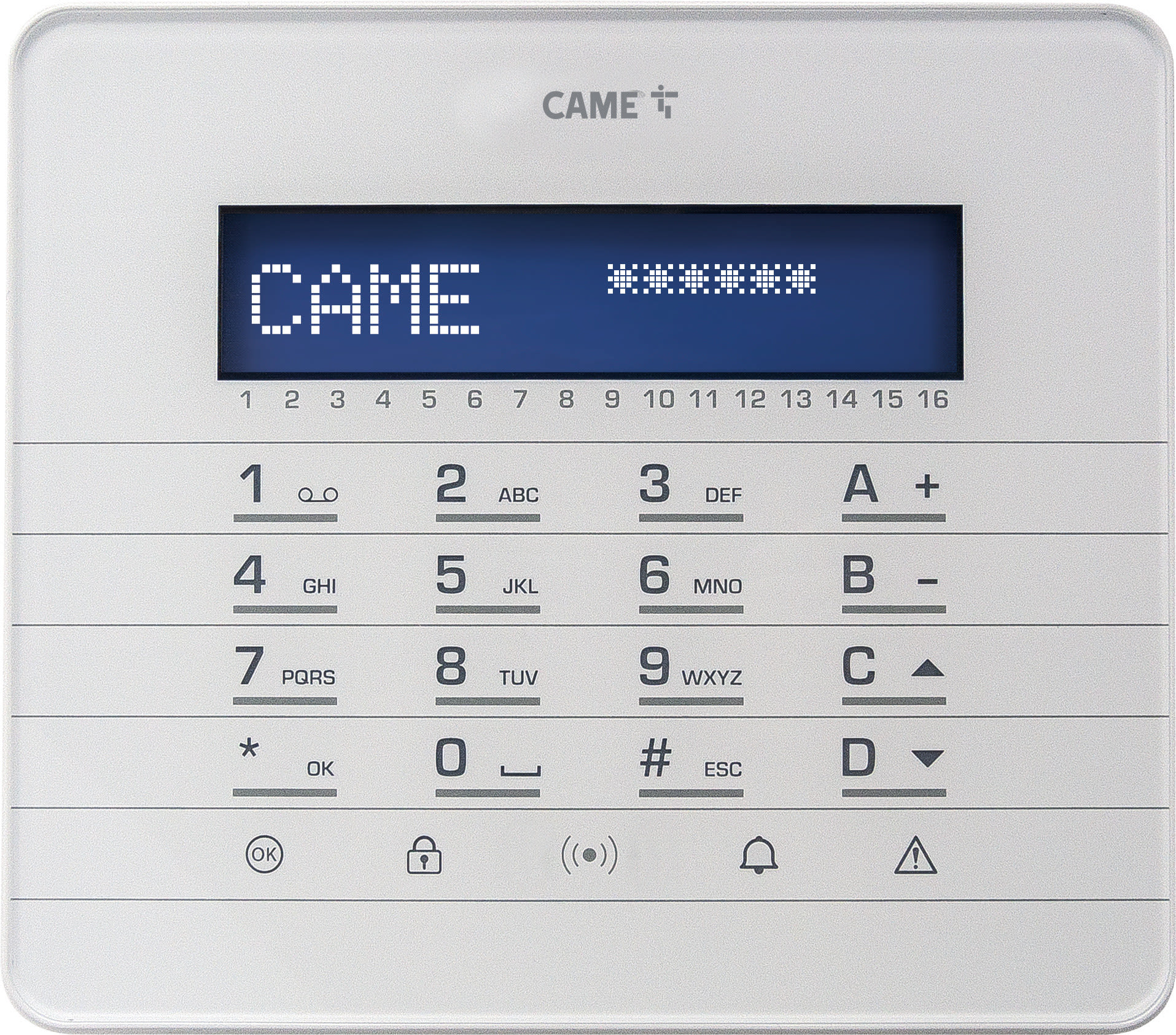 CAME SPA - CMC846CA-0130 PXWKTB02 TASTIERA BIANCA RADIO SIST.PXC2