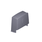 CAME SPA - CMC88001-0076 COPERCHIO MOTORIDUTTORE OPS001 RAL 7024