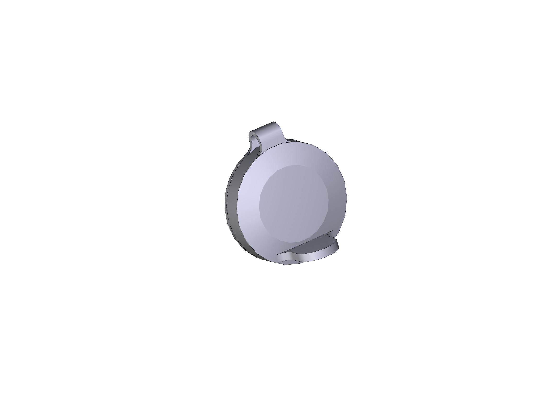 CAME SPA - CMC88001-0077 TAPPO SERRATURA RAL 7024