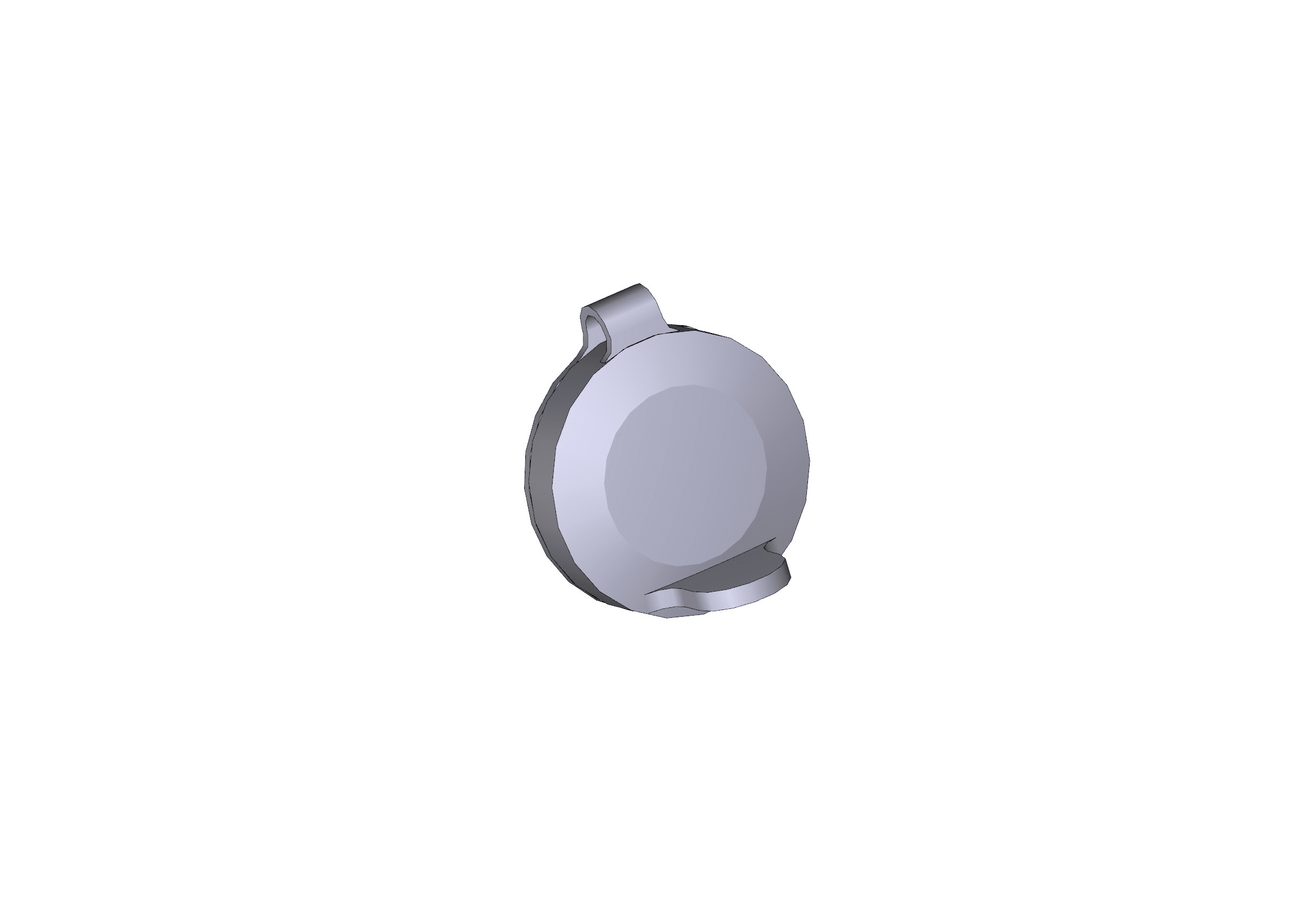 CAME SRL - CMC88001-0077 TAPPO SERRATURA RAL 7024