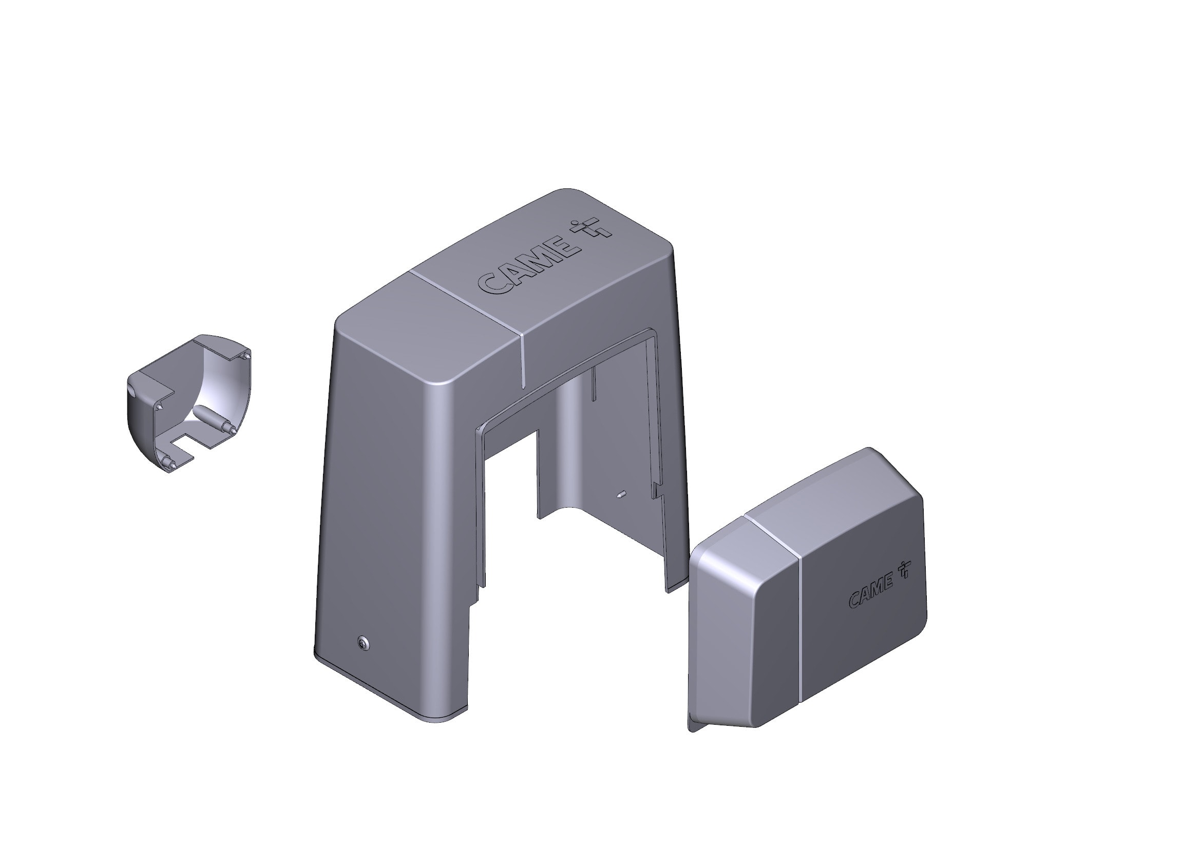 CAME SPA - CMC88001-0085 GRUPPO PLASTICHE BK LIGHT GREY RAL 7040