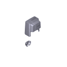 CAME SPA - CMC88001-0108 GRUPPO COVER BX DARK GREY RAL 7024