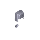 CAME SRL - CMC88001-0108 GRUPPO COVER BX DARK GREY RAL 7024