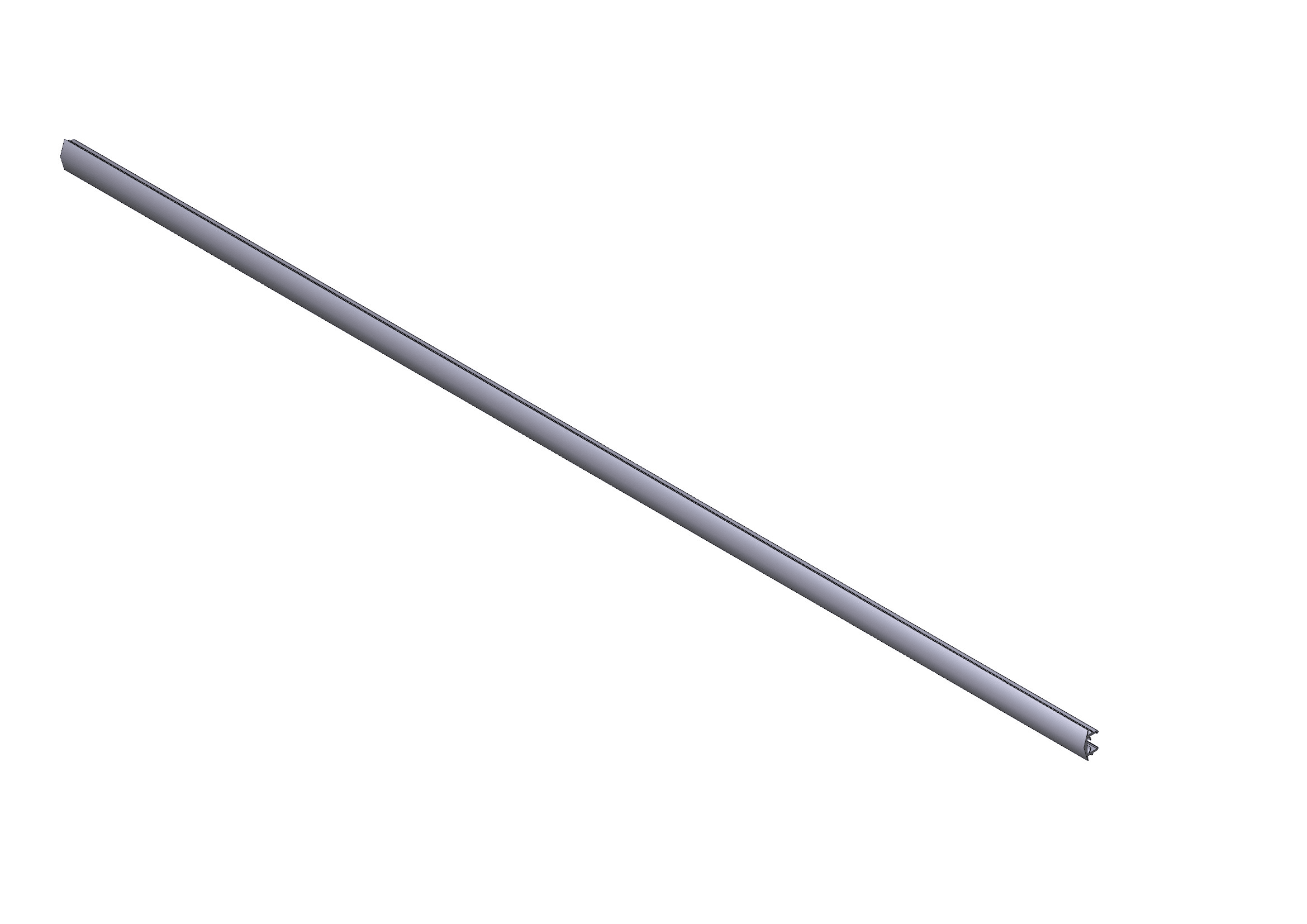 CAME SRL - CMC88003-0039 COPRICAVA ASTA GPX GPT GT4 GT8 L=2M 5PZ