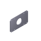 CAME SPA - CMC88003-0073 PIASTRA INTERMEDIA ATTACCO ASTA GT4-GX4