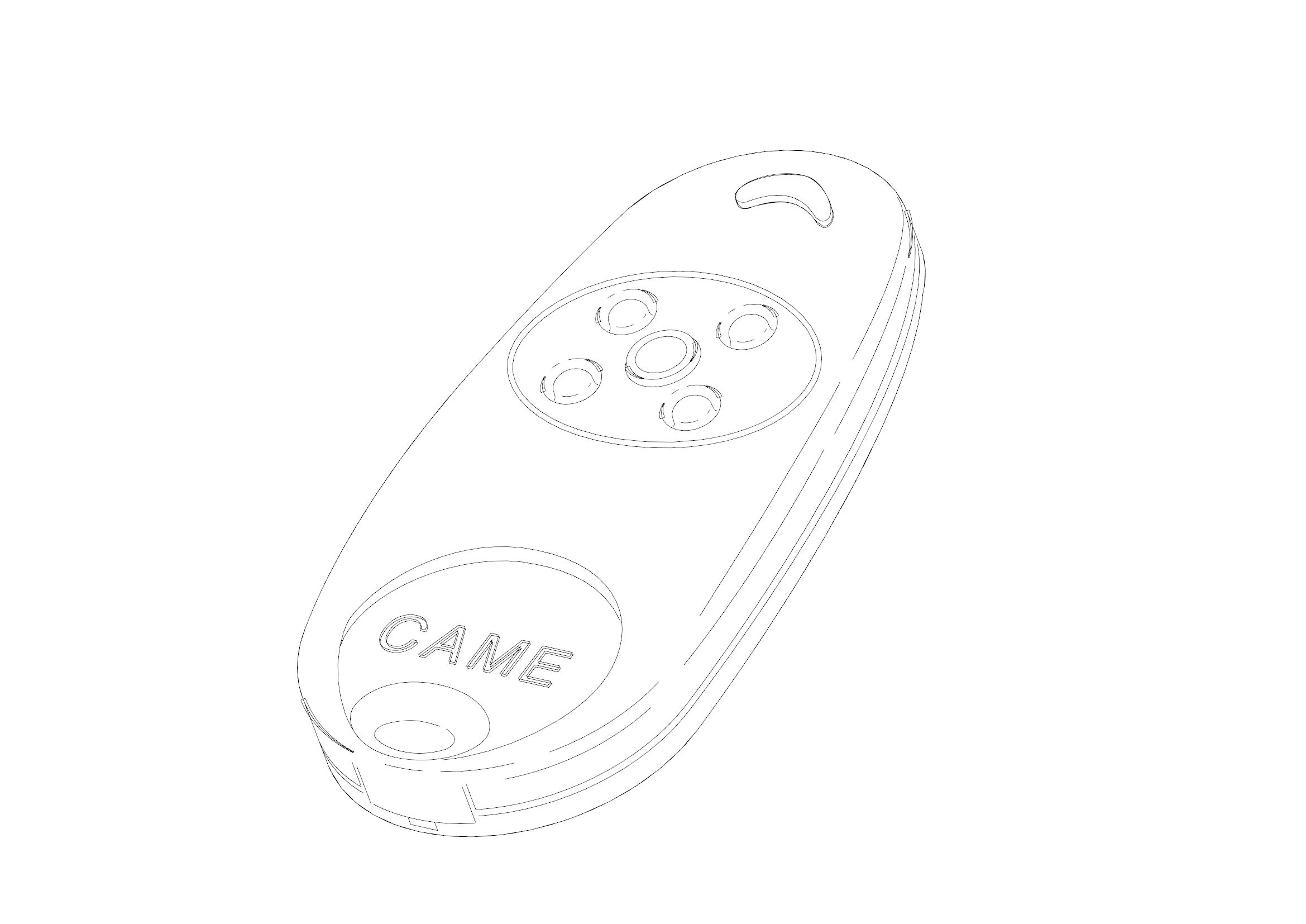 CAME SPA - CMC88006-0064 GUSCI TRASMETTITORE TOP-434NA 5PZ