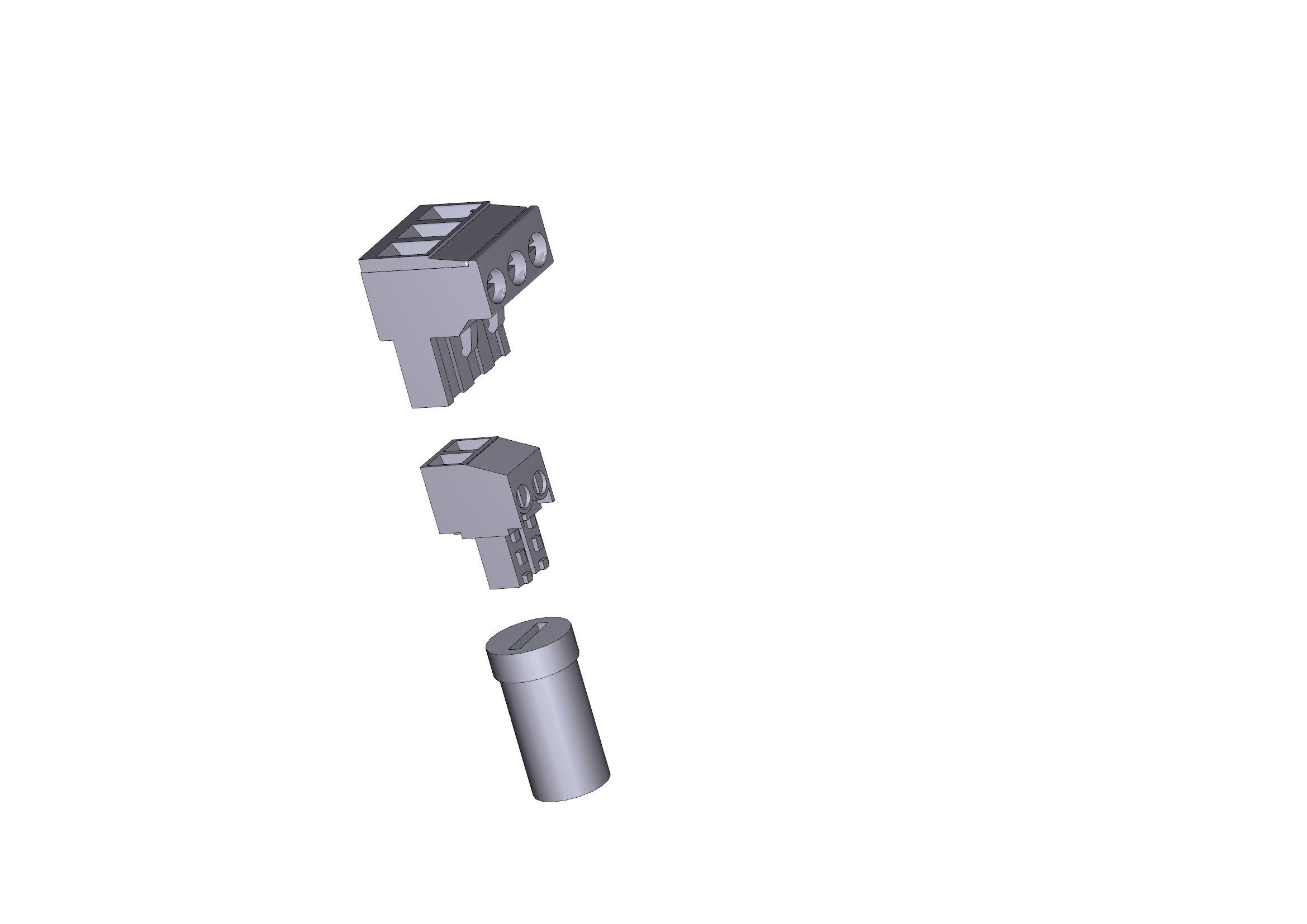 CAME SRL - CMC88006-0072 KIT MORSETTIERE NEUTRE CON CAPPUCCI FUSE