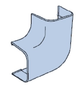 CANALPLAST - CANCONCP70 CURVA PIANA 70 B.9010