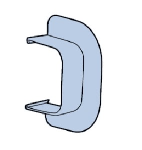 CANALPLAST - CANCONPAM70 PASSAGGIO A MURO 70 B.9010