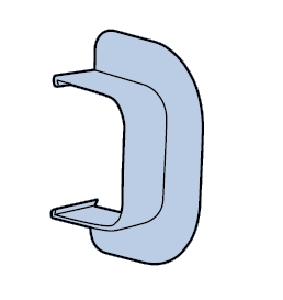 CANALPLAST - CANCONPAM90 PASSAGGIO A MURO 90 B.9010