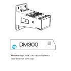 CANALPLAST - CANDM300 MENSOLA PARETE+TAPPO
