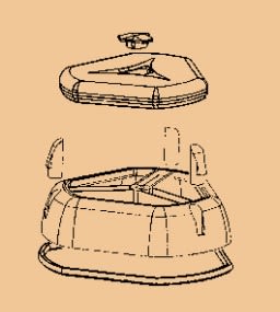 CANALPLAST - CANMONO22N BAS+COP MONO COLON.N
