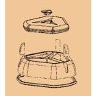 CANALPLAST - CANMONO22N BAS+COP MONO COLON.N