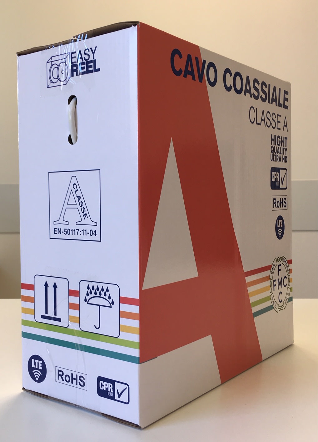 MICRO TEK SRL - MIK355AL0R150-1 COASSIALE TVSAT CLASSE A DA 5,00 MM ROSS