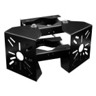 UNIERRE SRL-UNISTAB - URRCB2360FE SUPP GANASCE 2 STAFFE125X145MM ACCZG NER