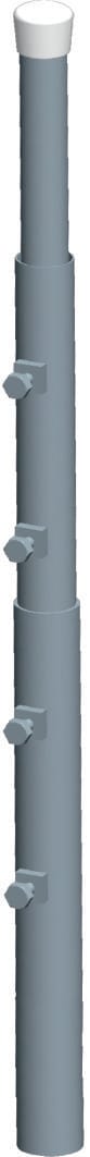 C.B.D. - CBDA031700 PALO TEL.FUOCO RINF.MT2X3 SP 1,4