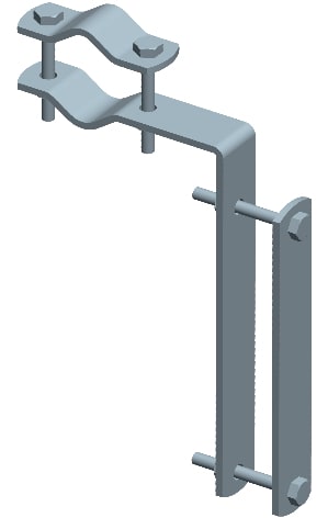 C.B.D. - CBDA052400 ZANCA BALCONE A L SPESSORE 4MM