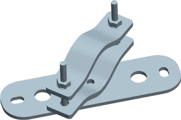 C.B.D. - CBDA055204 ZANCA PARI MURO 45 GRADI DESTRA