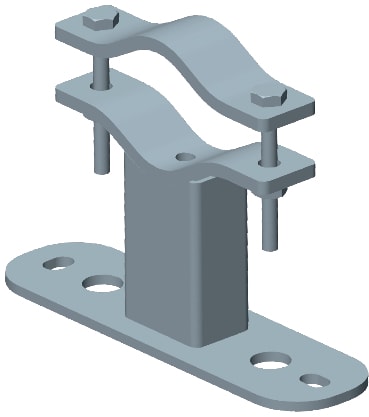 C.B.D. - CBDA055300 ZANCA 10CM EMILIA Z.F. 250X70X6MM