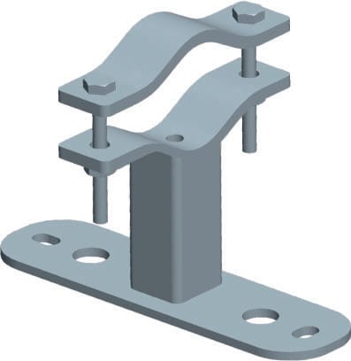 C.B.D. - CBDA055301 ZANCA 10CM VERTICALE Z.F.250X70X6MM