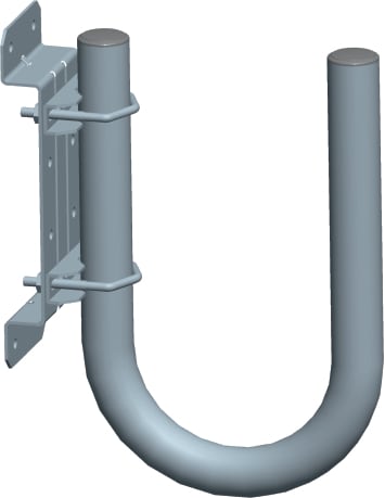 C.B.D. - CBDA801411 SUPP.MURO 180 40X1,5MM ZINC.ELETT.