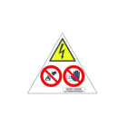 CABUR SRL - CBRETFX135 CONF. 5PZ TAR.F.PERIC. E DIVIETO L=350MM
