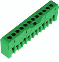 CABUR SRL - CBRQBLOK1202 QBLOK.12/TE MORS.16MM2 12F VERDE V0