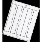 CABUR SRL - CBRST105W ST105W STRISCIA 6 MOD. 105X15