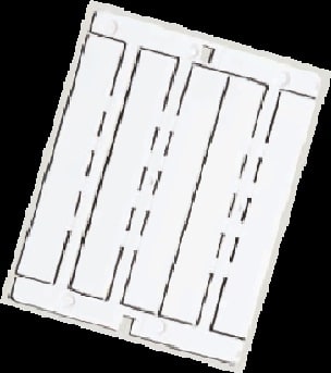 CABUR SRL - CBRST105W ST105W STRISCIA 6 MOD. 105X15