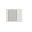 CABUR SRL - CBRTAP4090AM TARGA IDQ PVC ADESIVA FLAT METAL 40X90MM
