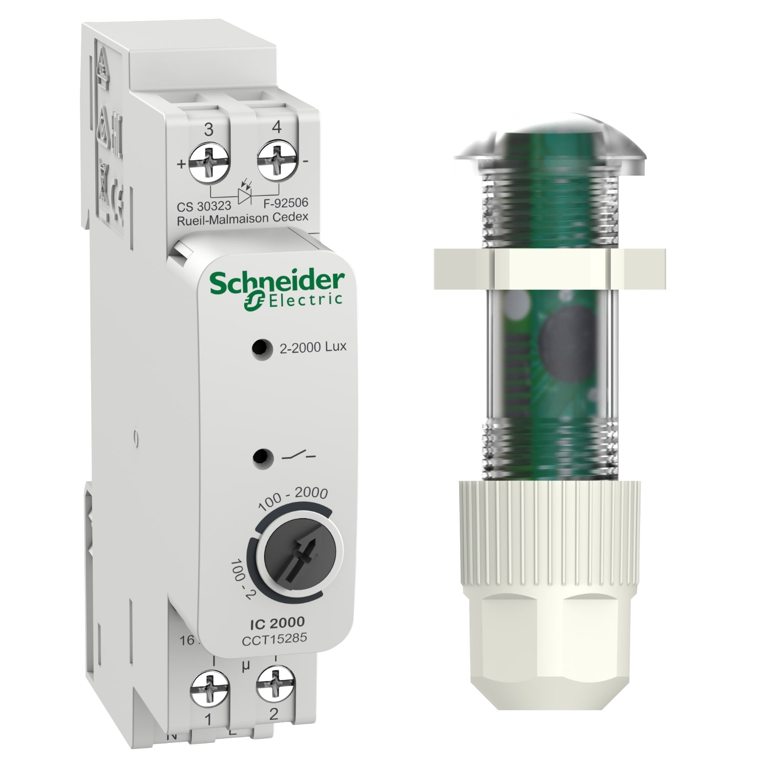 SCHNEIDER ELECTRIC - SNRCCT15285 CREPUSCOLARE IC2000 1 CAN. FOT. INTERNO