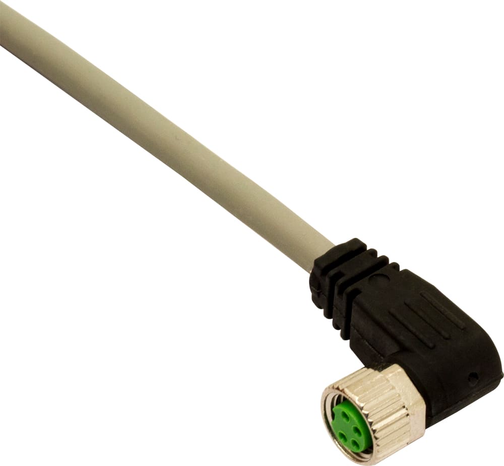 DATASENSING SRL - DTGCD08/0B-050C5US CONN M8 F 90 4P 5M PUR UL