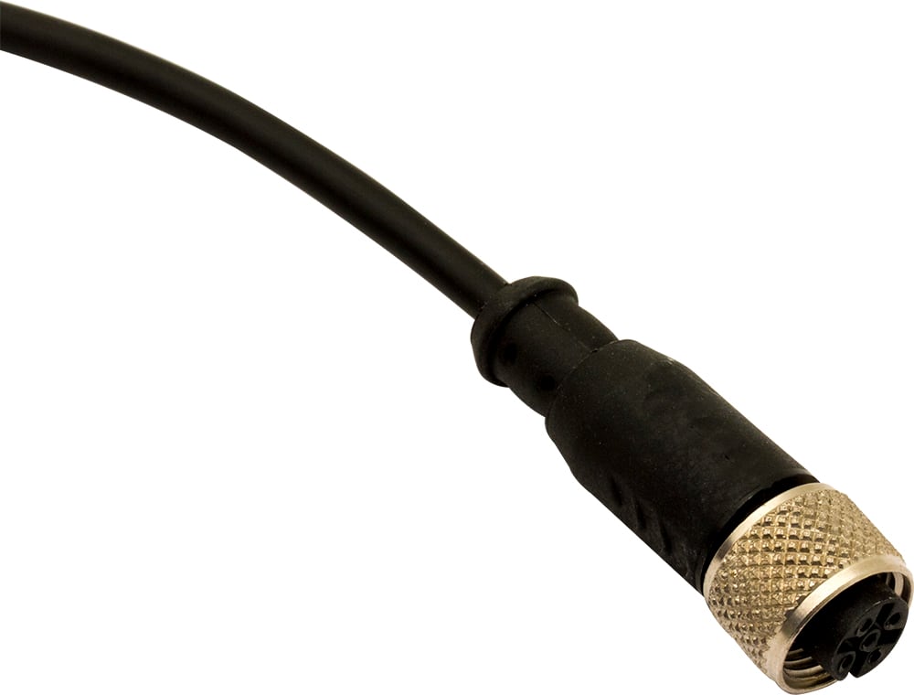 DATASENSING SRL - DTGCD12M/0B-050A1HT CON M12 ASS. TEMP. 105 C 4P