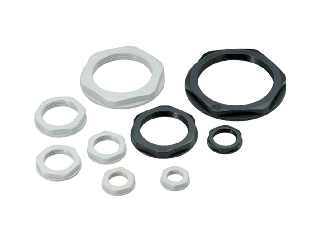 CEMBRE SPA - CEM1143M63G CONTRODADO CON COLLARE, IN POLIAMMIDE PA6.6, M63x1,5, GRIGIO RAL 7001