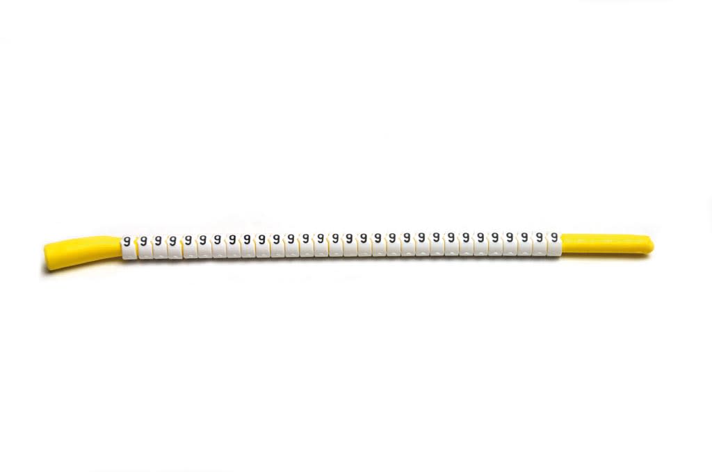 CEMBRE SPA - CEM17450- SEGNACAVO SNAP SM-12 =4,5-6 GIALLO