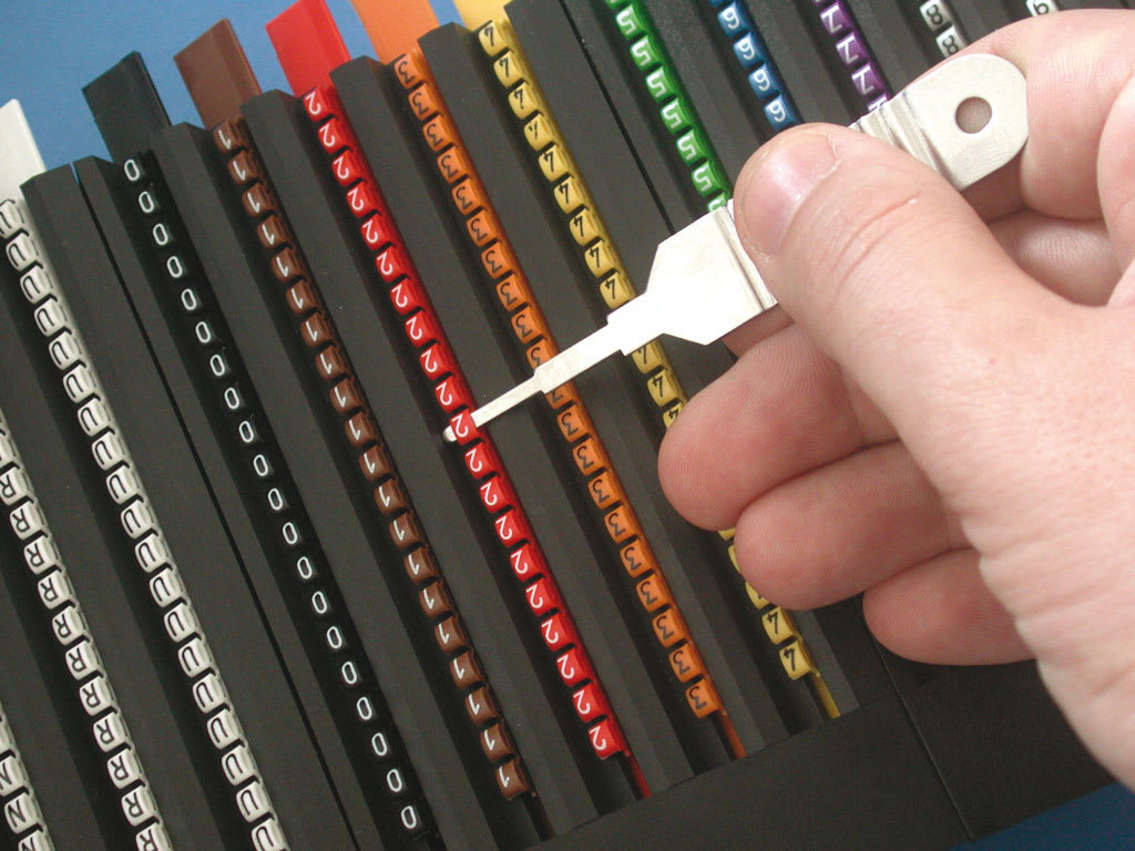 CEMBRE SPA - CEM23124-4 ELEMENTO DI SIGL.PMP-30 GIALLO - SIGLA 4