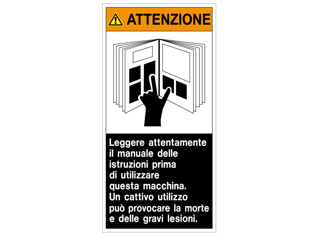 CEMBRE SPA - CEM2613300 ETICH.VS-I133 PER IMP.ELETTR.125X62