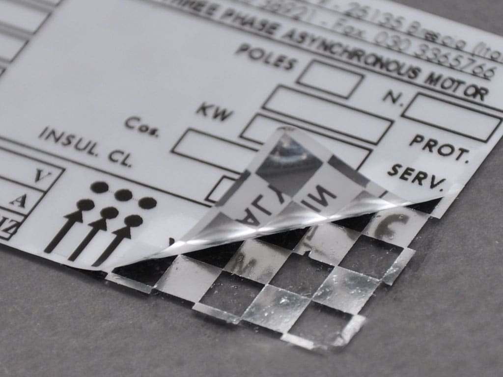 CEMBRE SPA - CEM29807 ETICH.DI SICUREZZA MG-SAT-C GRIGIO 15X49