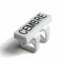 CEMBRE SPA - CEM40190 TAR.SEGNAC.MG-TDM-01 4X12MM.BIANCO 6 STELI