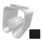 CEMBRE SPA - CEM42011B TARGHETTE SEGNACAVO, SERIE FLAT, PREFUSTELLATE, PER TUBETTI PMF, IN PVC RIGIDO, 4x12mm, NERO