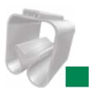 CEMBRE SPA - CEM42050B TARGHETTE SEGNACAVO, SERIE FLAT, PREFUSTELLATE, PER TUBETTI PMF, IN PVC RIGIDO, 4x10mm, VERDE