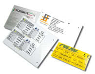 CEMBRE SPA - CEM48912 TARGA RIVETT. 4MM MG-VRT-RH BIANCO 105X